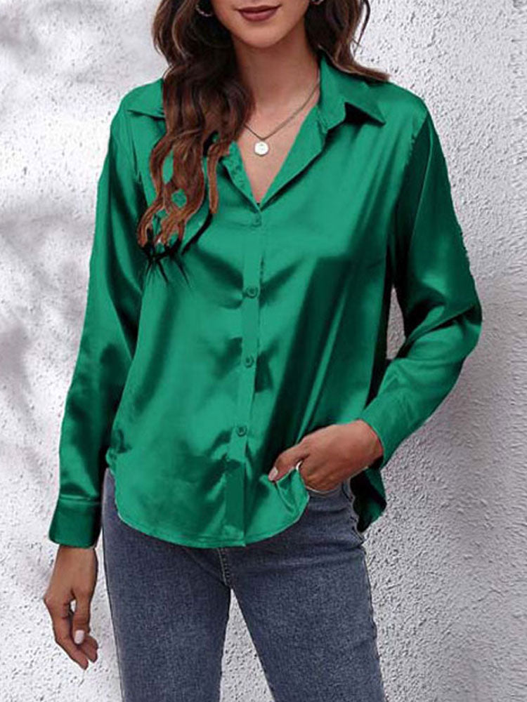 Andrea long sleeve button up shirt