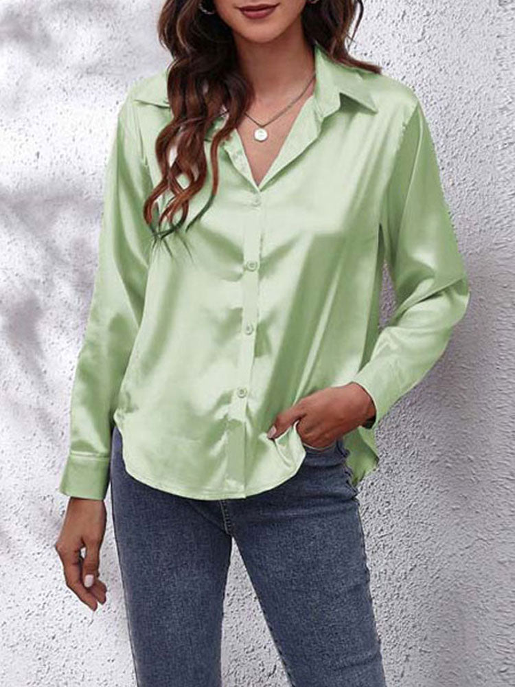 Andrea long sleeve button up shirt