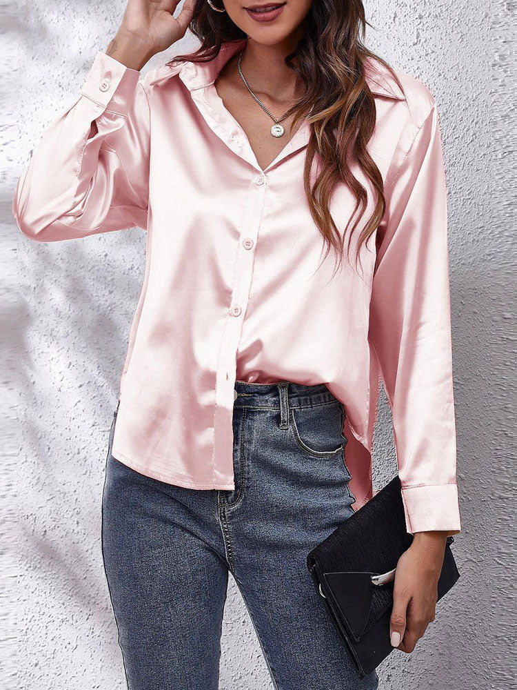 Andrea long sleeve button up shirt