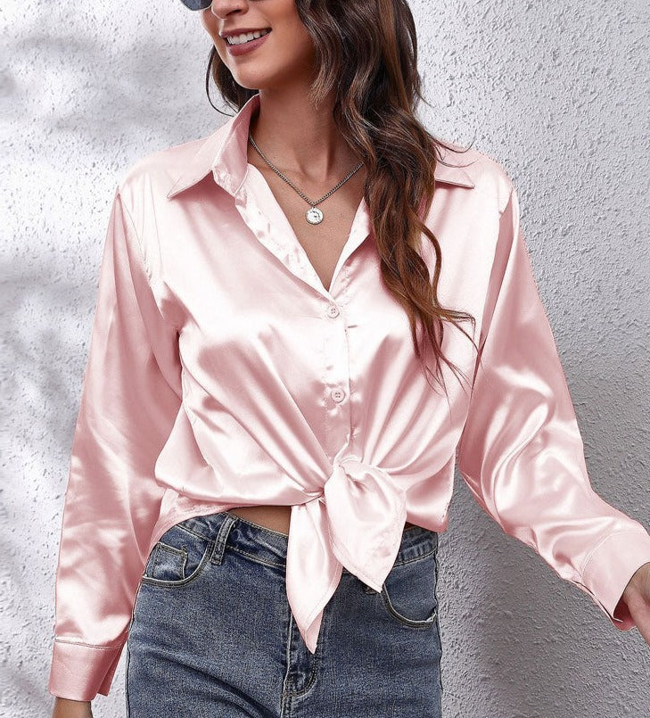 Andrea long sleeve button up shirt