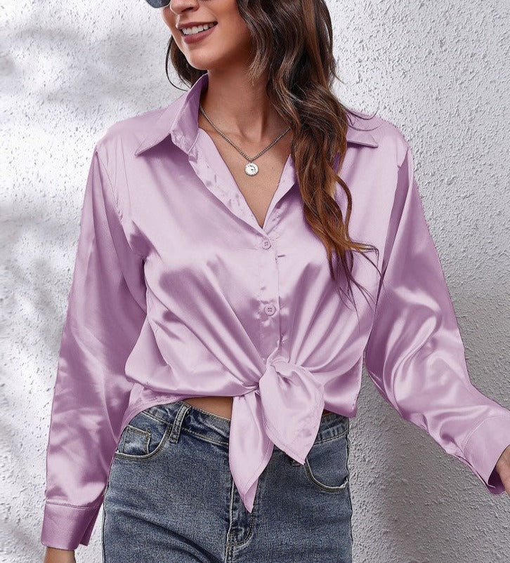 Andrea long sleeve button up shirt