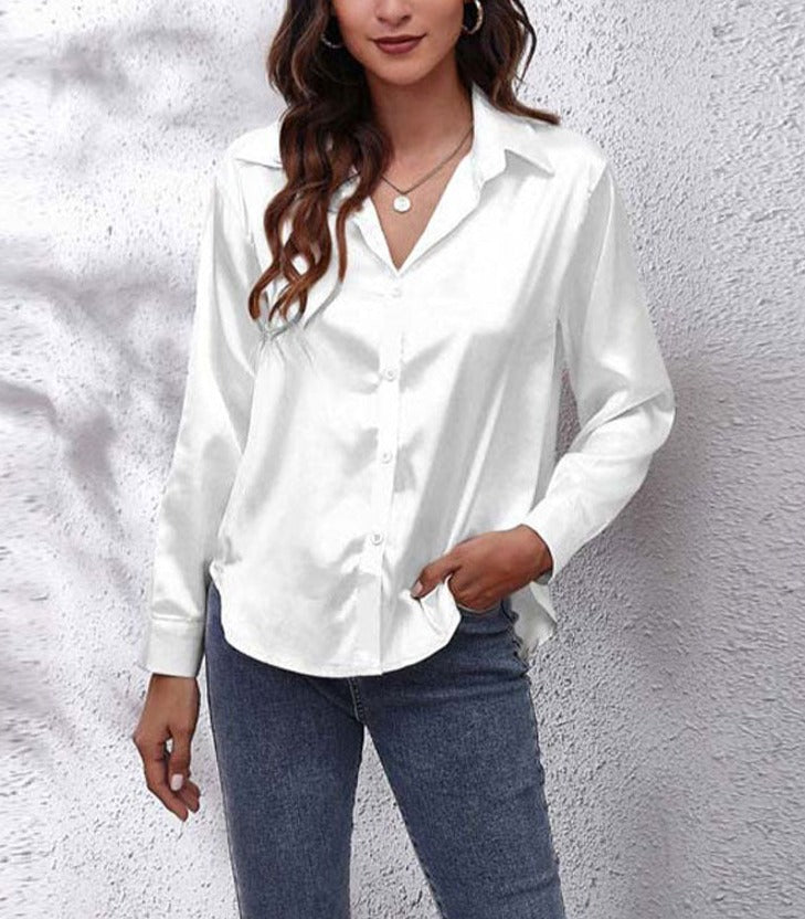 Andrea long sleeve button up shirt