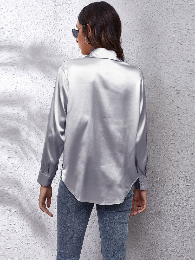 Andrea long sleeve button up shirt