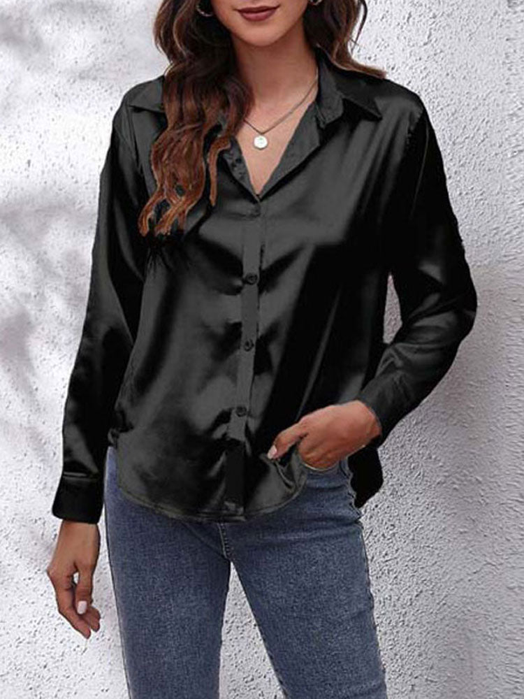 Andrea long sleeve button up shirt