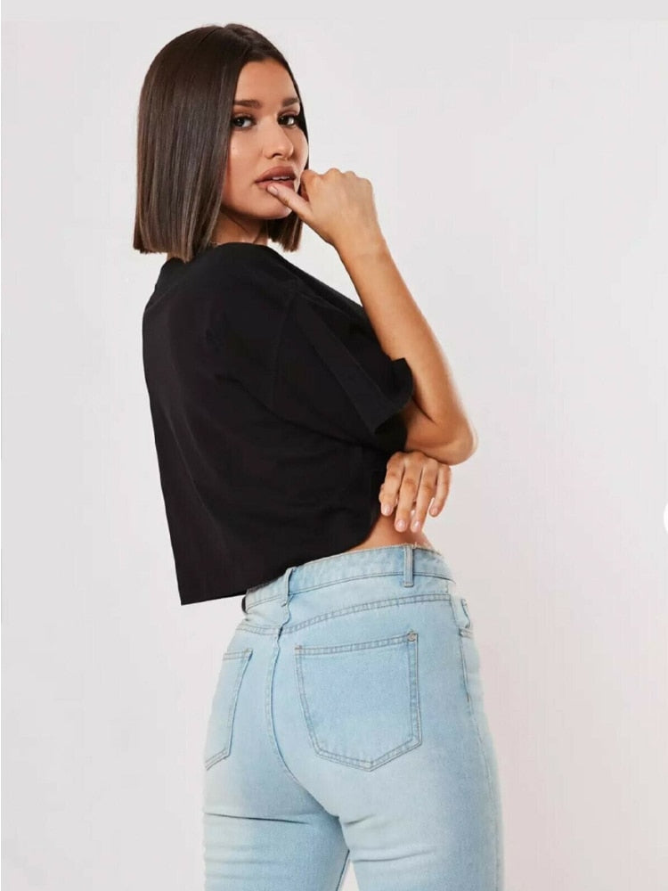 Olivia - crop top shirt