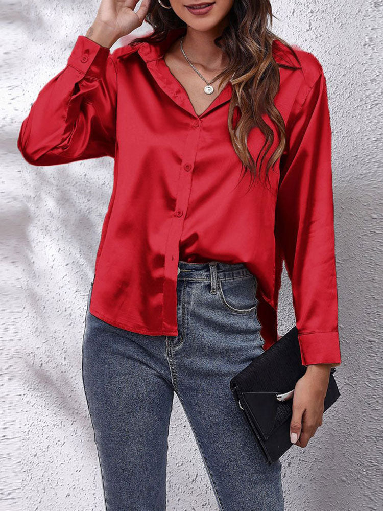 Andrea long sleeve button up shirt