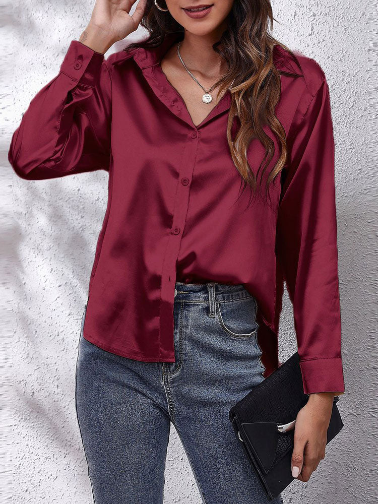 Andrea long sleeve button up shirt