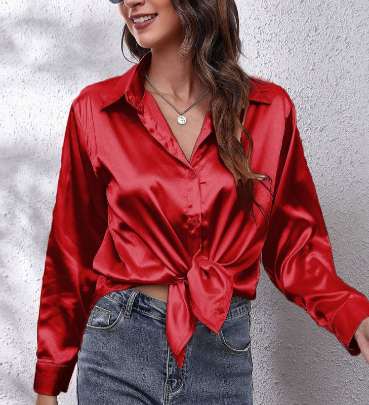 Andrea long sleeve button up shirt