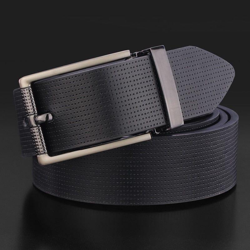 Aiden belt Verso Black Gray buckle 100cm 