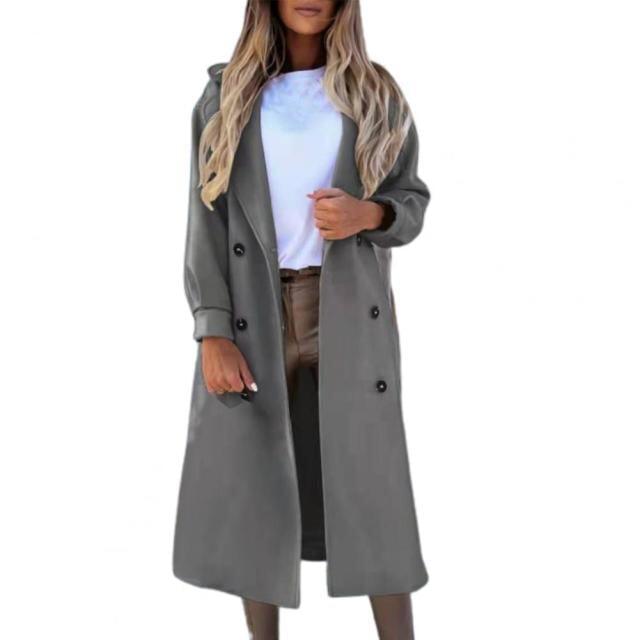 Allegra casual warm coat Verso Grey L 