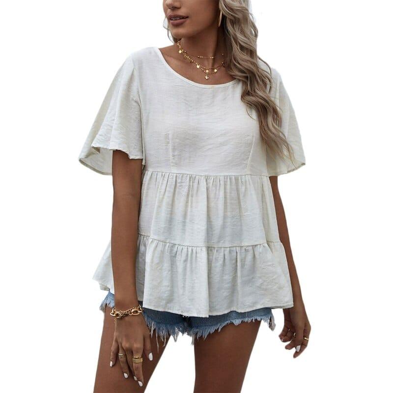 Amora top dress shirt Verso White S 