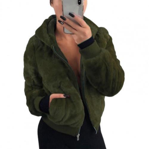 Britney Fur jacket Verso Army Green 3XL 