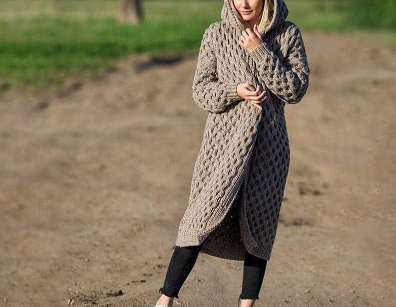 Brooklynn oversized cardigan (Plus sizes) - VERSO QUALITY MATERIALS