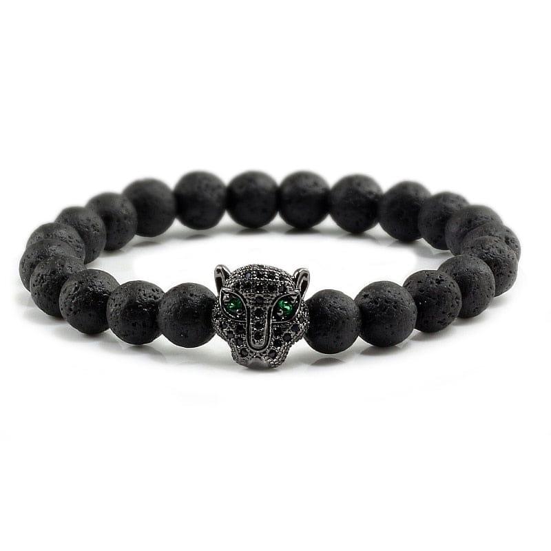 Bruce stones bracelet Verso Black - 1 