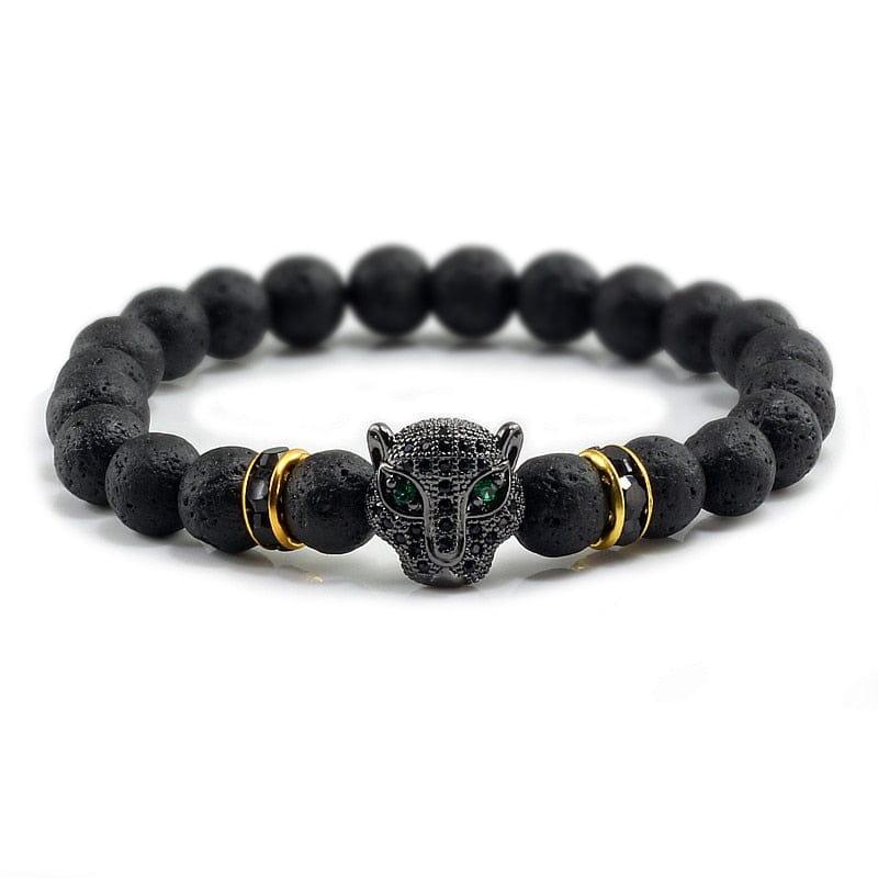 Bruce stones bracelet Verso Black - 2 