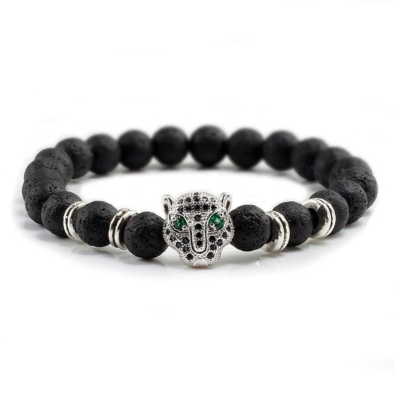 Bruce stones bracelet Verso Silver black - 2 