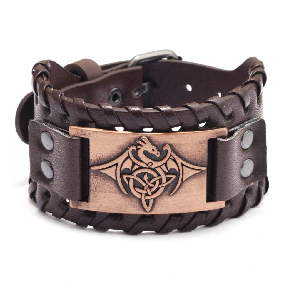 Calvin leather bracelet - VERSO QUALITY MATERIALS