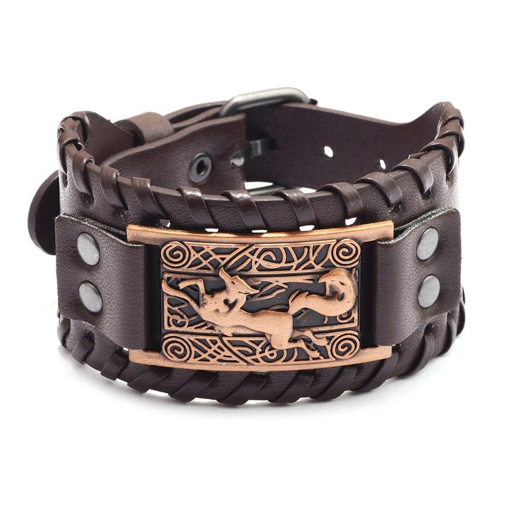 Calvin leather bracelet - VERSO QUALITY MATERIALS