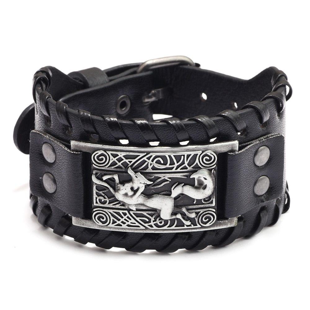 Calvin leather bracelet - VERSO QUALITY MATERIALS