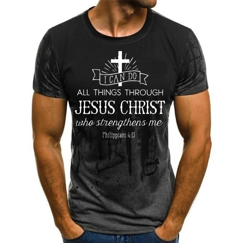 Calvin oversized T-shirt (Plus sizes) Verso Grey jesus XS 