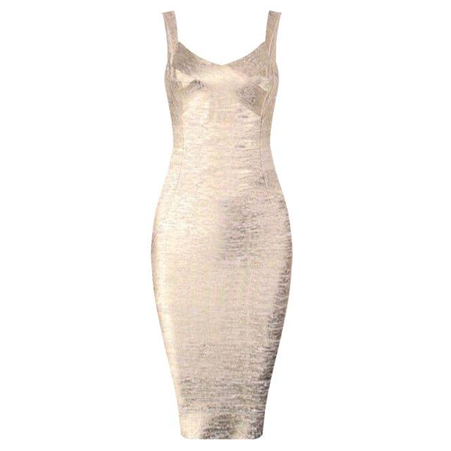 Camila dress Verso Gold L 