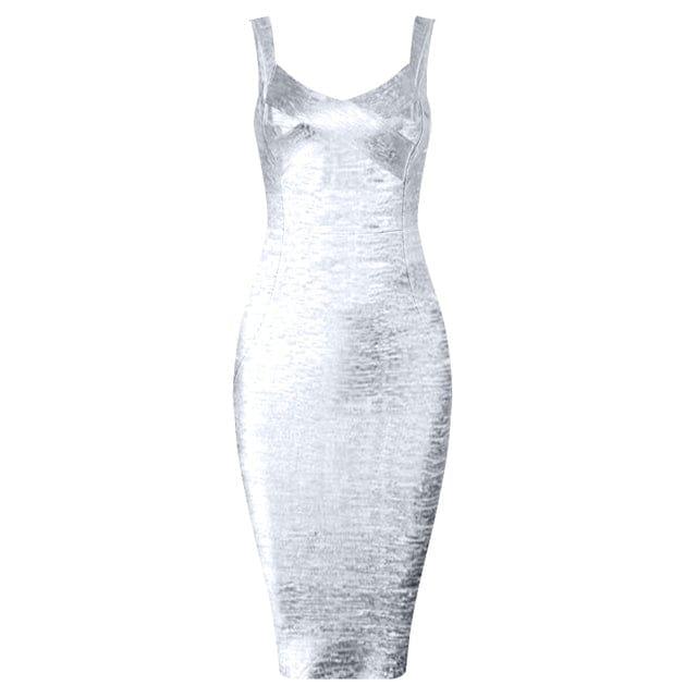 Camila dress Verso Silver L 