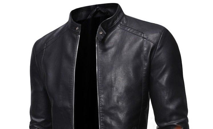 Charles leather coat (Plus sizes) - VERSO QUALITY MATERIALS