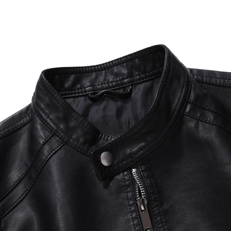 Charles leather coat (Plus sizes) - VERSO QUALITY MATERIALS