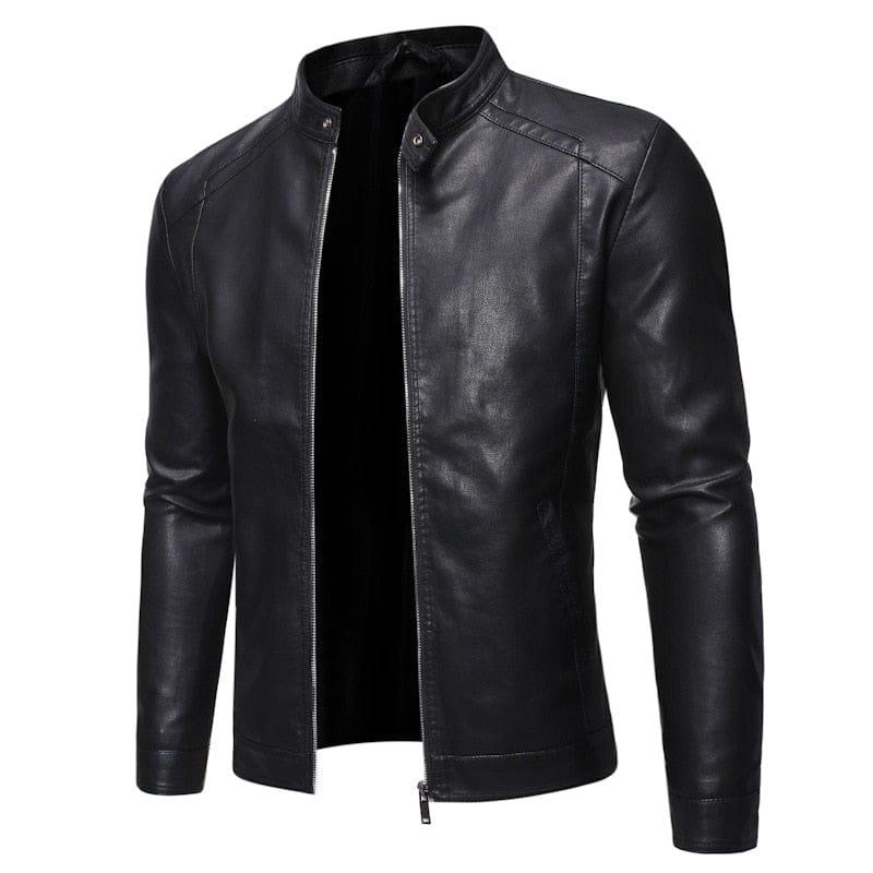 Charles leather coat (Plus sizes) - VERSO QUALITY MATERIALS