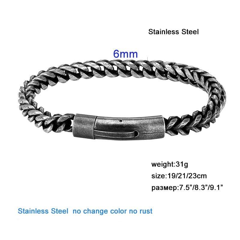 Chase stainless steel bracelet - VERSO QUALITY MATERIALS