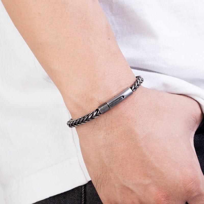 Chase stainless steel bracelet - VERSO QUALITY MATERIALS