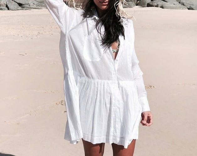 Daisy cover up beachwear Verso White - 9 One Size 