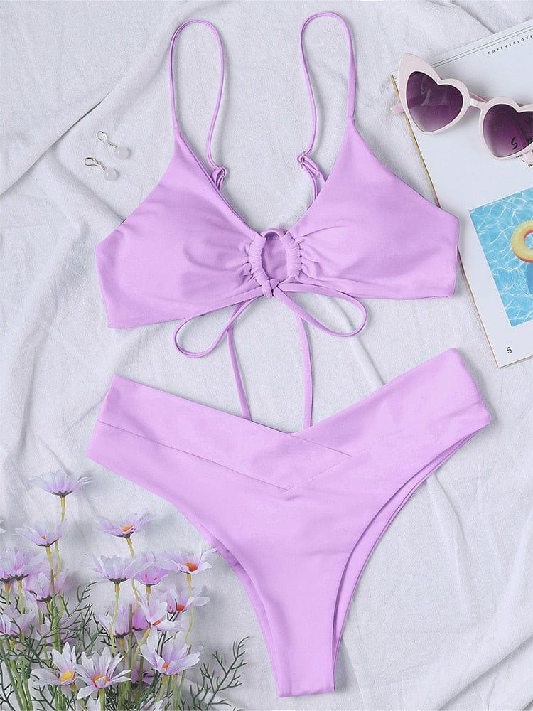 Dakota swimsuit bikini Verso Purple S 