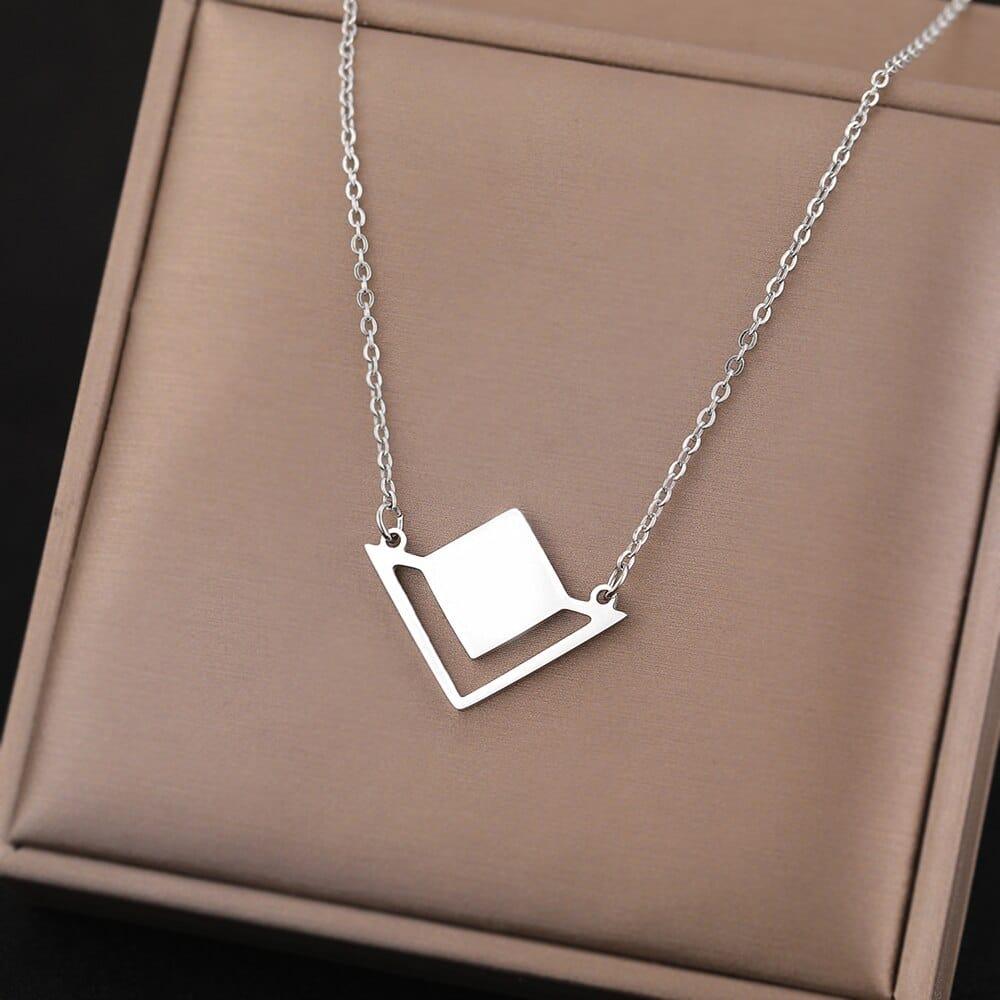 Danielle stainless steel necklace - VERSO QUALITY MATERIALS