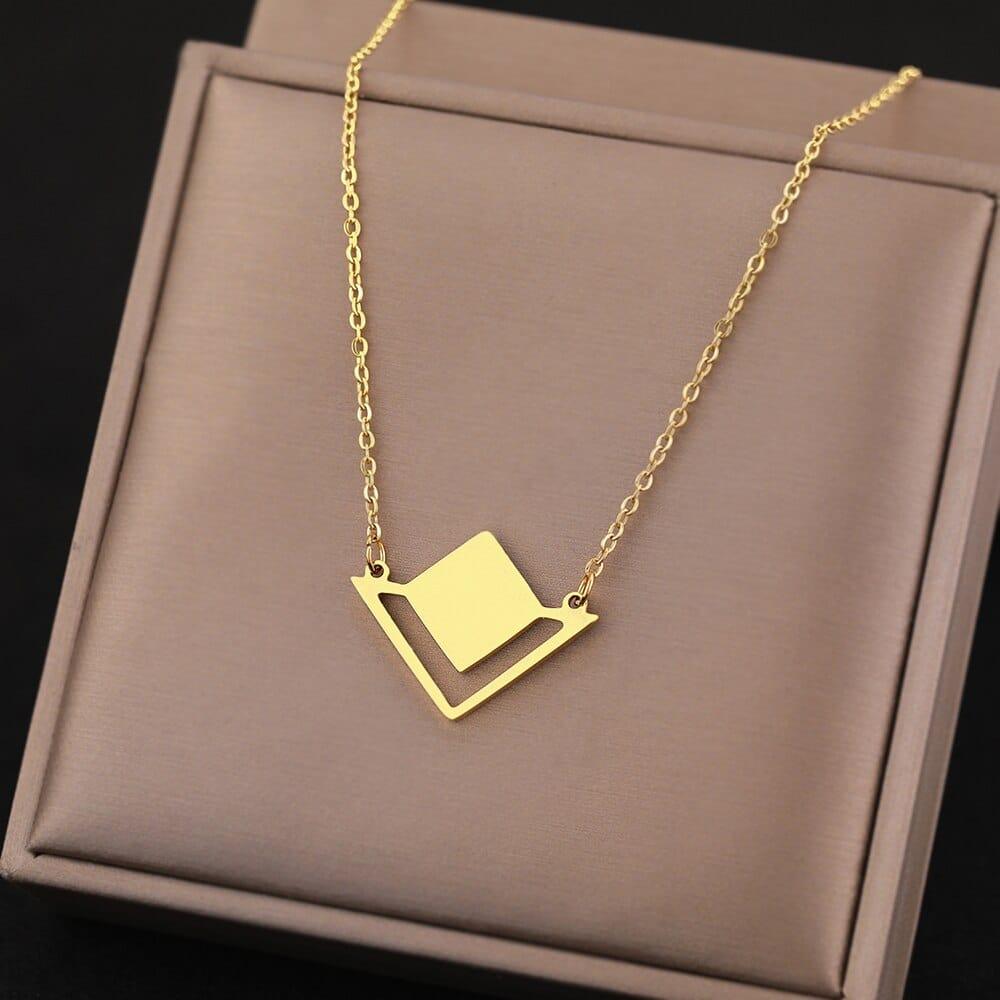 Danielle stainless steel necklace - VERSO QUALITY MATERIALS