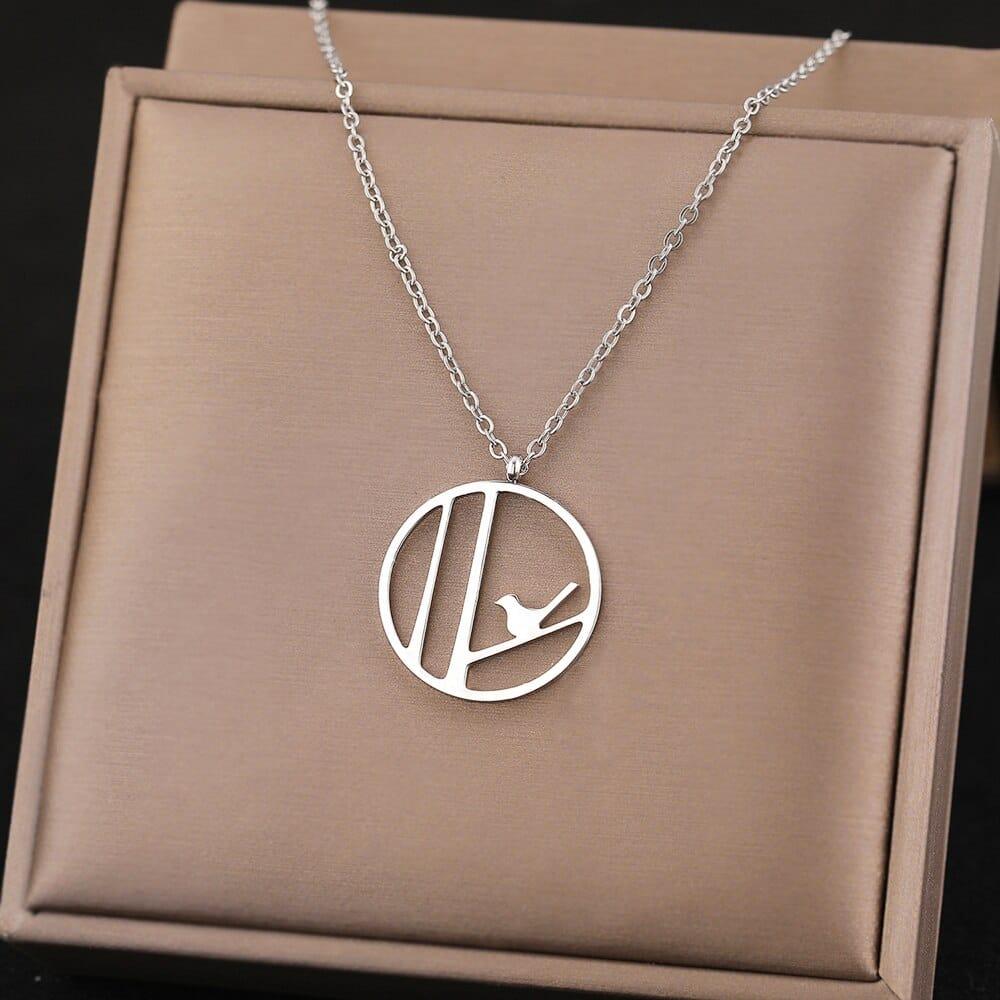 Danielle stainless steel necklace - VERSO QUALITY MATERIALS