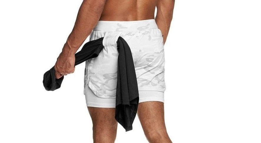 David shorts Verso white camouflage M 