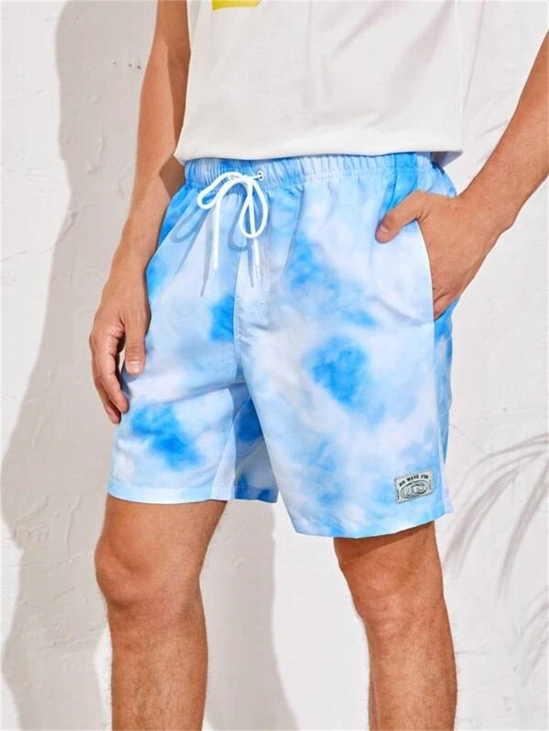 David swim shorts trunks (Plus sizes) Verso White & Blue S 