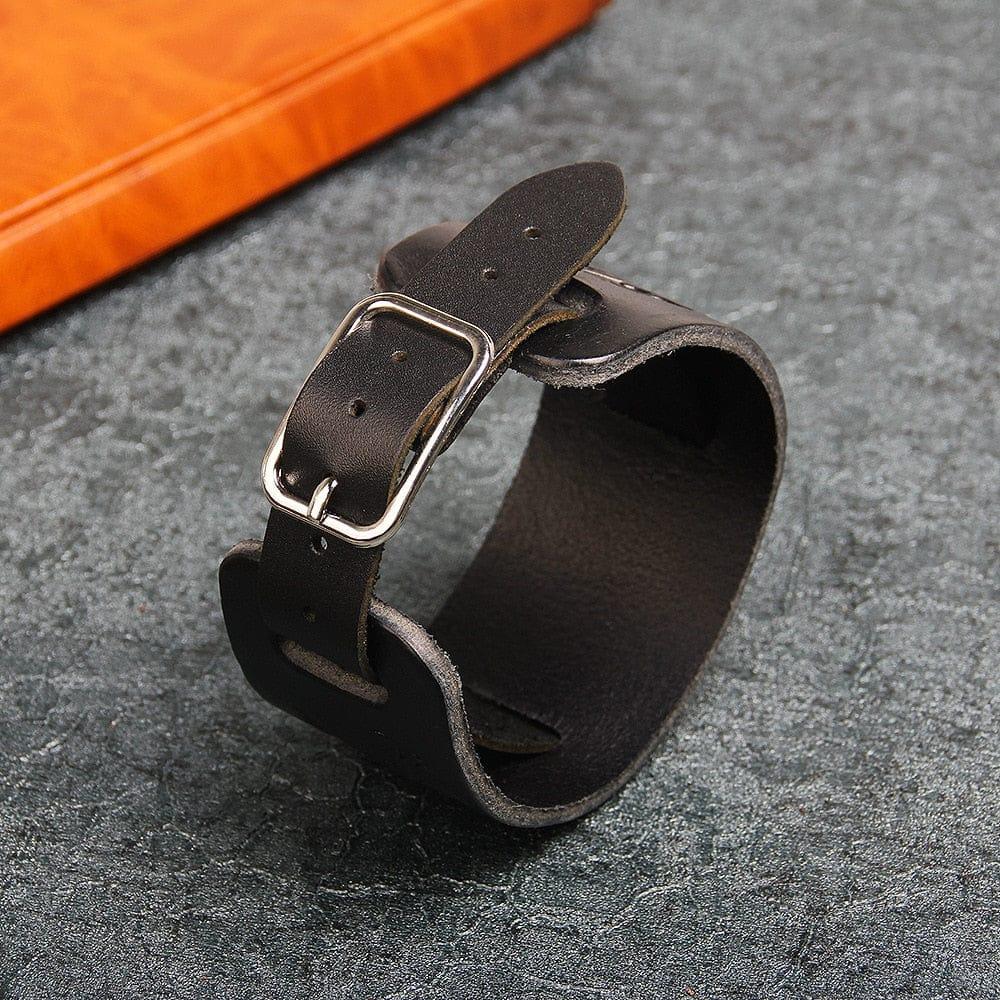 Diego leather bracelet - VERSO QUALITY MATERIALS