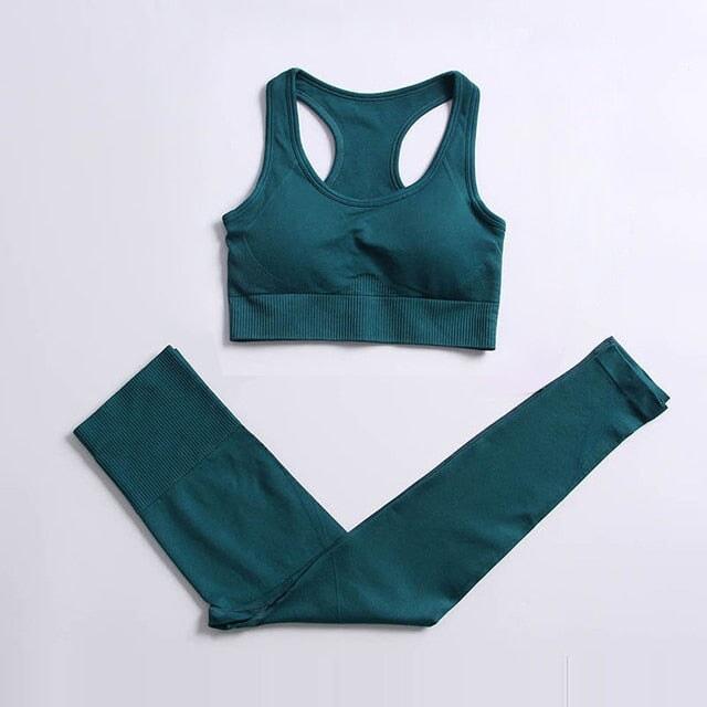 Dona Gym & Running Sportswear Verso 2pcs-Dark green 2 S 