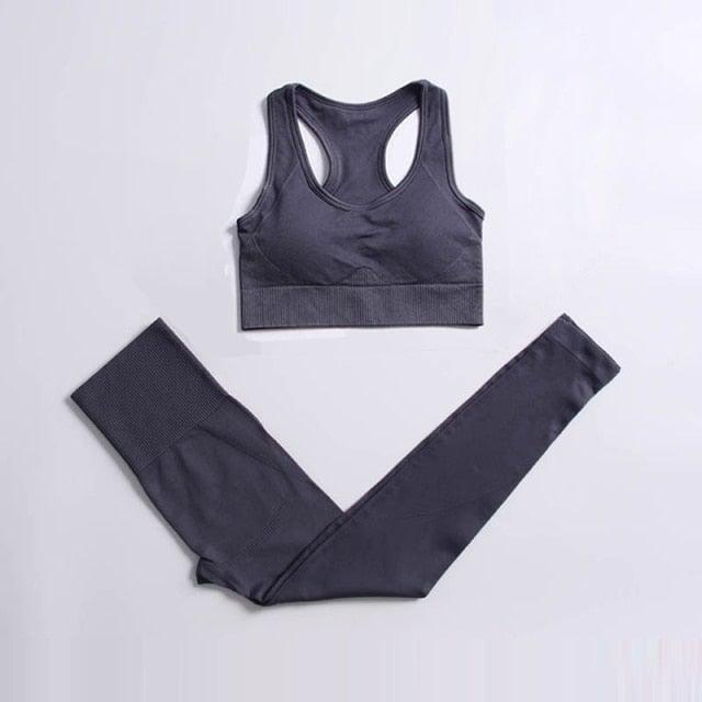 Dona Gym & Running Sportswear Verso 2pcs-Gray 2 M 