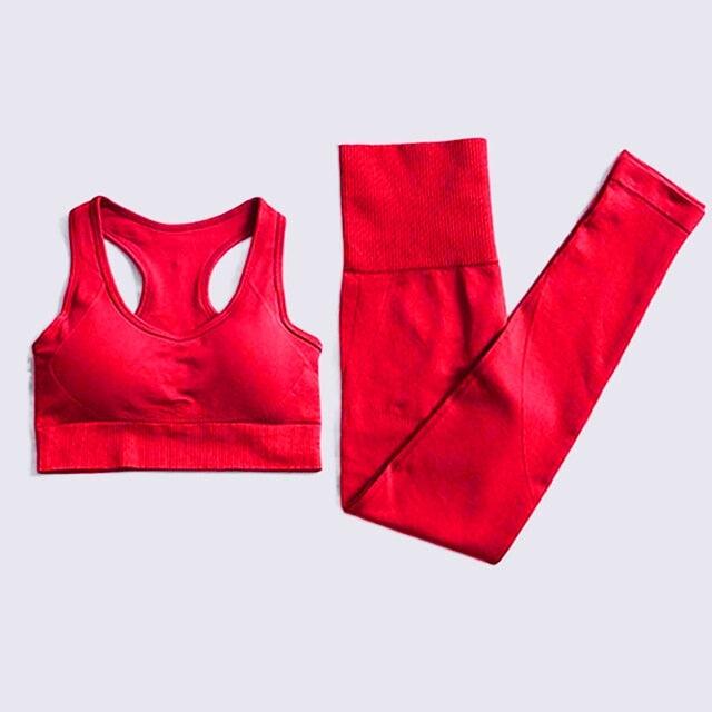 Dona Gym & Running Sportswear Verso 2pcs-Red 2 S 