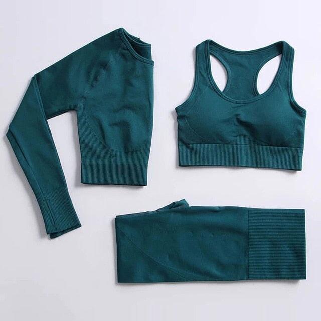 Dona Gym & Running Sportswear Verso 3pcs-Dark green S 