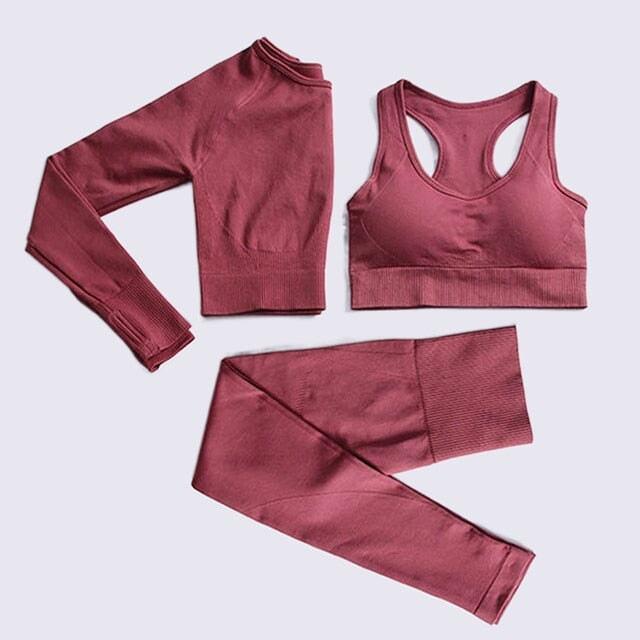 Dona Gym & Running Sportswear Verso 3pcs-Rust red M 