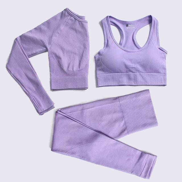 Dona Gym & Running Sportswear Verso 3pcs-Violet S 