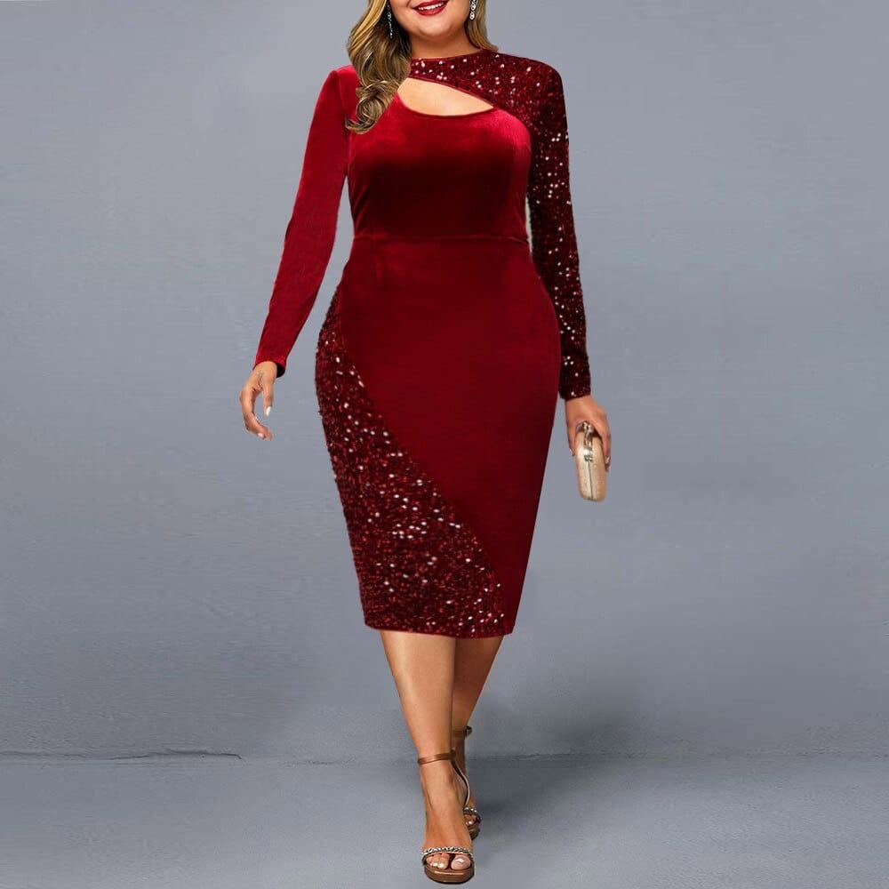 Elena dress (Plus sizes) - VERSO QUALITY MATERIALS