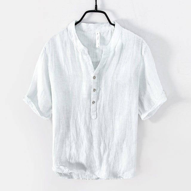 Elijah button up T-shirt versoqualitymaterials White L 