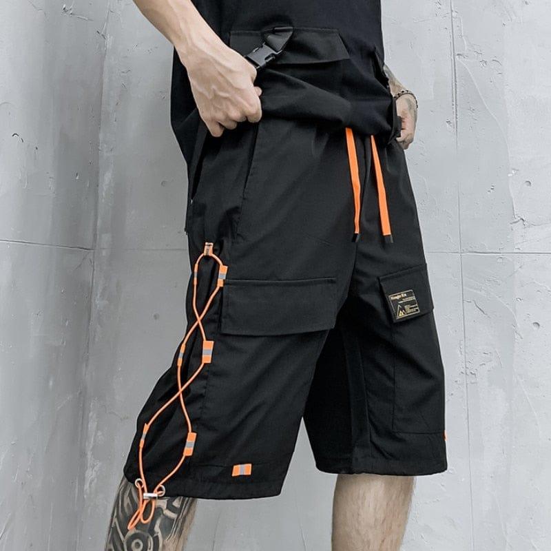 Felix cargo shorts Verso Black & Orange S 