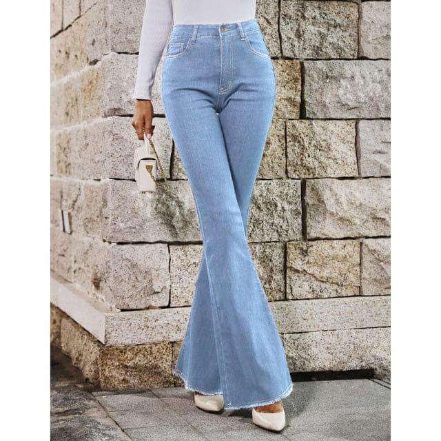 Flare jeans versoqualitymaterials Light Blue 2 M 