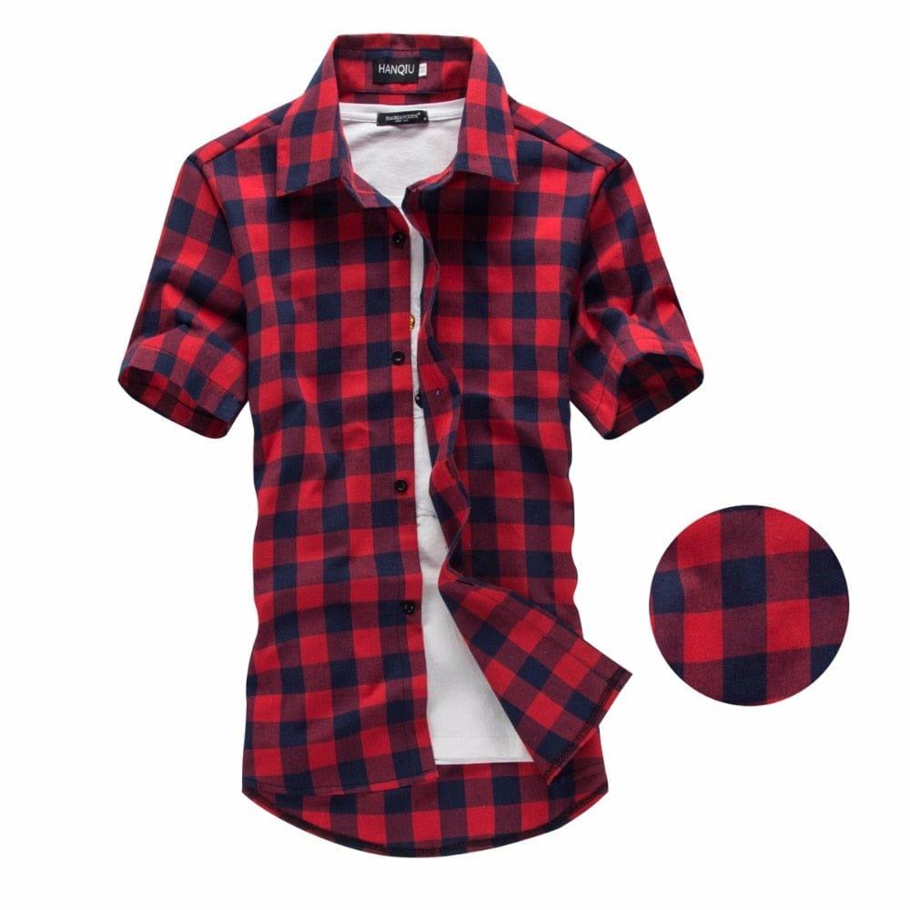 Gary plaid shirt - VERSO QUALITY MATERIALS